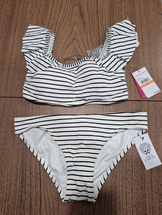 Vince Camuto Other - NWT Vince Camuto Cruise 2 Piece Striped Swimsuit